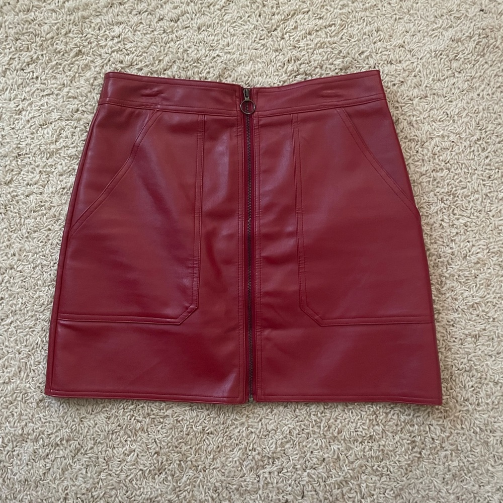 Pleather Skirt